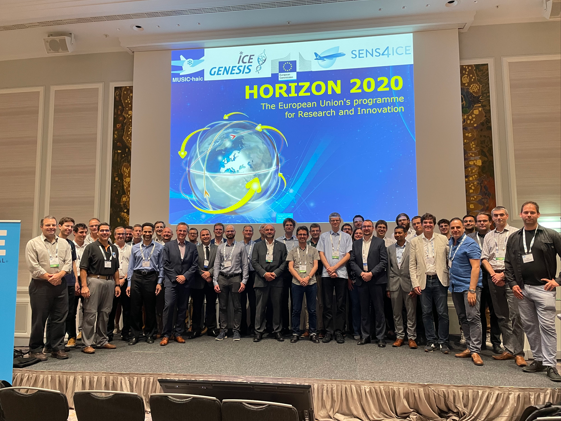 Partnerships of the SENS4ICE, MUSIC-haic and ICE GENESIS projects together with representatives of the European Commission and European Climate, Infrastructure and Environment Executive Agency, Wednesday 21st of June 2023.