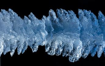 A lobster tail, the accumulation of ice that forms when running SENS4ICE tests in our wind tunnel. Source and copyrights: NRC.