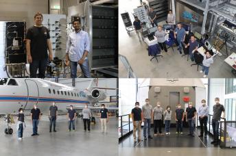 Photos taken during the last tests performed in the framework of the SENS4ICE project at the Icing Wind Tunnel of the Technische Universität Braunschweig in May 2022. See the photos in the article below for detailed captions.